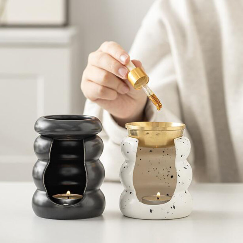 Home Fragrance Oil Burner - Fashion Ceramic Aromatherapy Burner Essential Oil