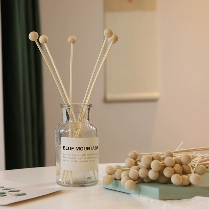 Home Fragrance Diffuser Sticks - 30Pcs/Lot Fireless Wood Ball Aroma Reed