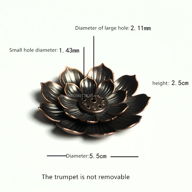 Alloy Line Incense Burner Lotu - Home Fragrance Use ulasan dan harga