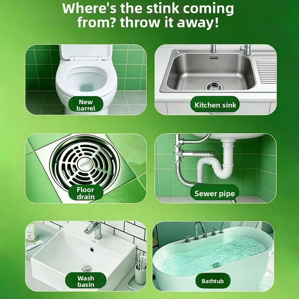 30PCS Odor Removal Sewer Clean - Gel Air Freshener ulasan dan harga