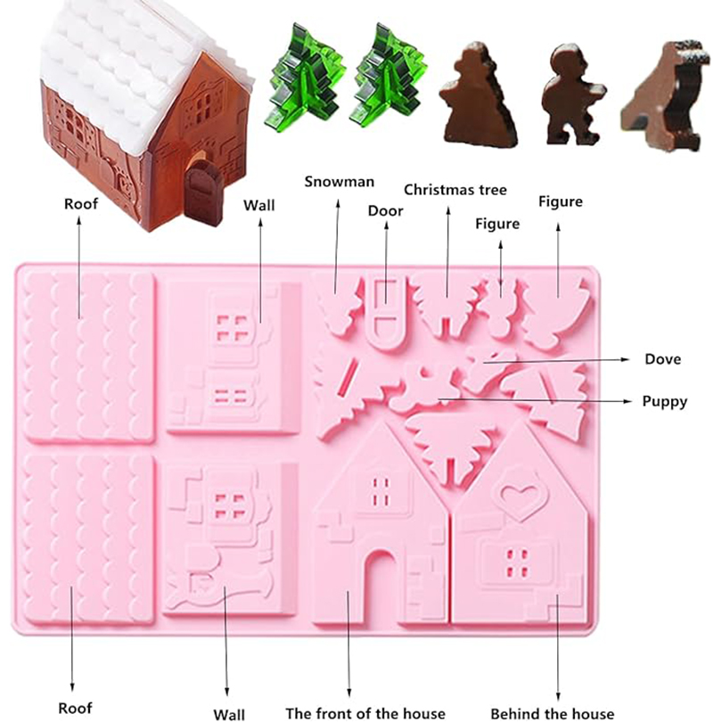 1PC Christmas House Building b - Home Fragrance Gingerbread ulasan dan harga