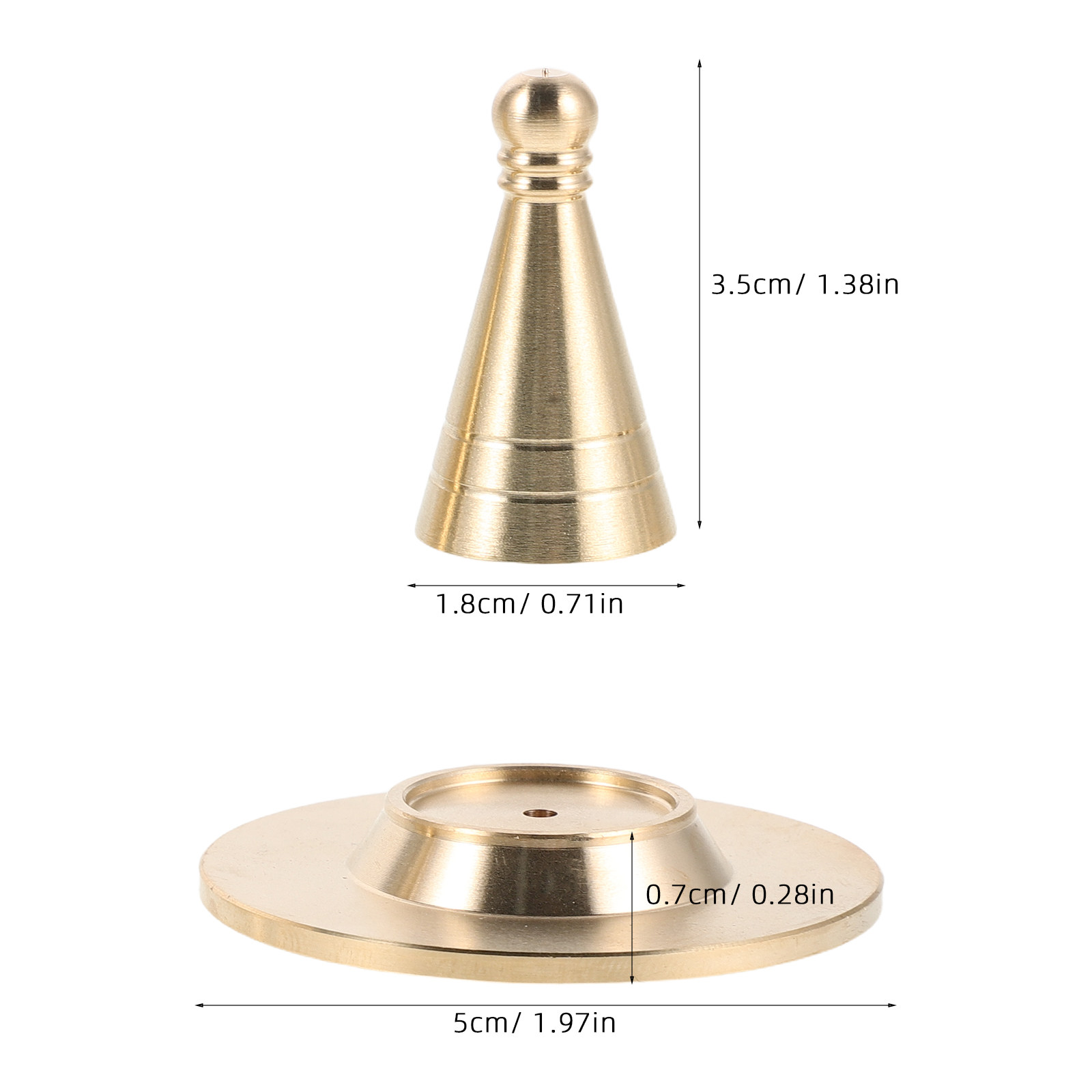 Brass Tower Incense Mold  reus - Home Fragrance Homemade ulasan dan harga