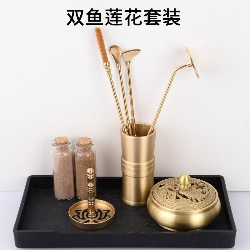 Pure Copper Incense Holder Set - Xmas Home Fragrance ulasan dan harga