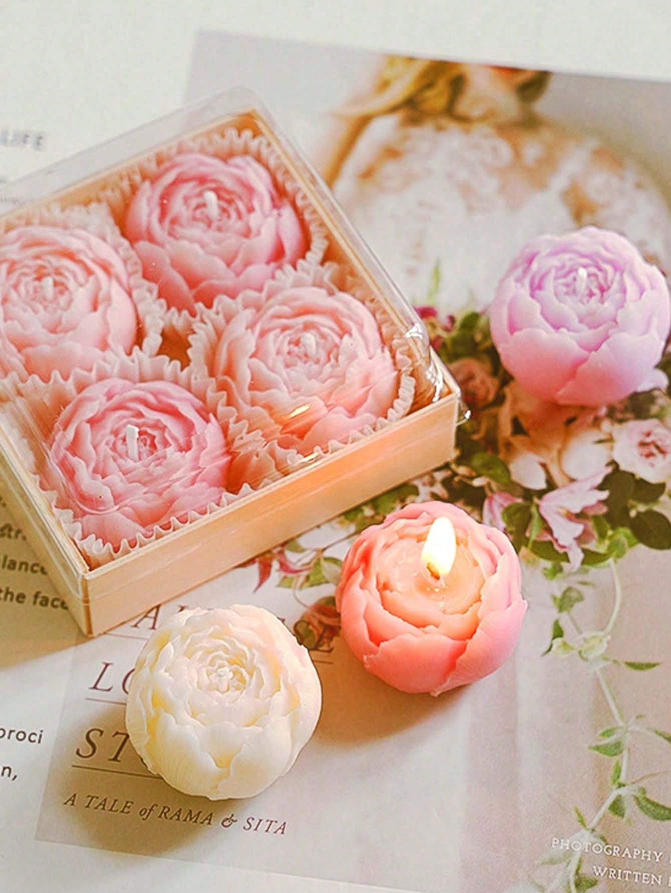 4pcs/Set Hand Made Rose Fragra - Home Fragrance Homemade ulasan dan harga