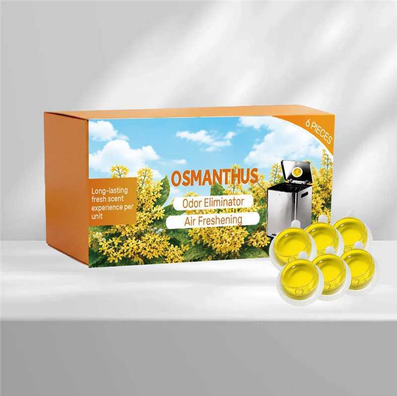 6Pcs/BOX Citrus Scent Gel Air  - Gel Air Freshener ulasan dan harga