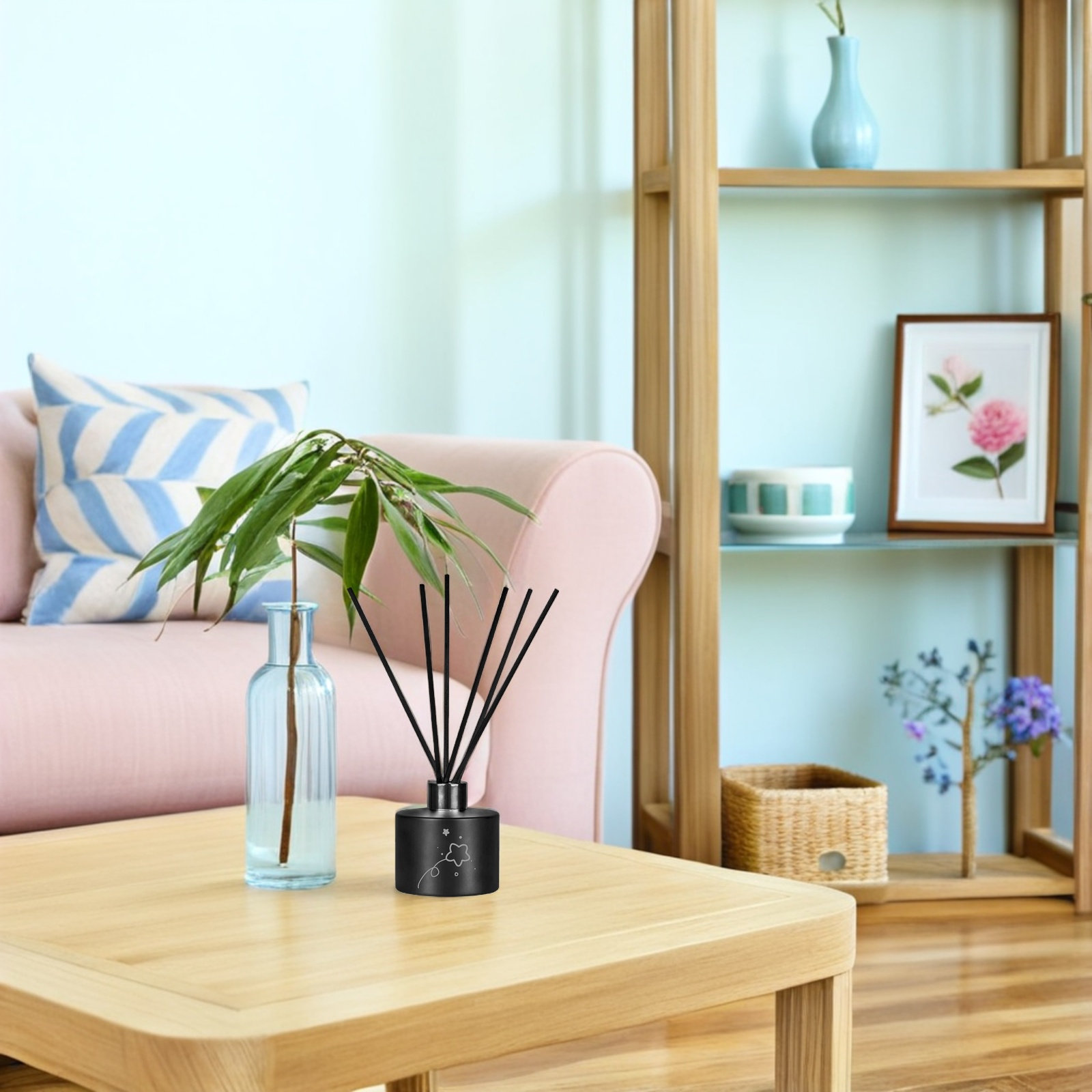 200Pcs Black Fiber Diffuser Re - Reed Diffuser Set ulasan dan harga