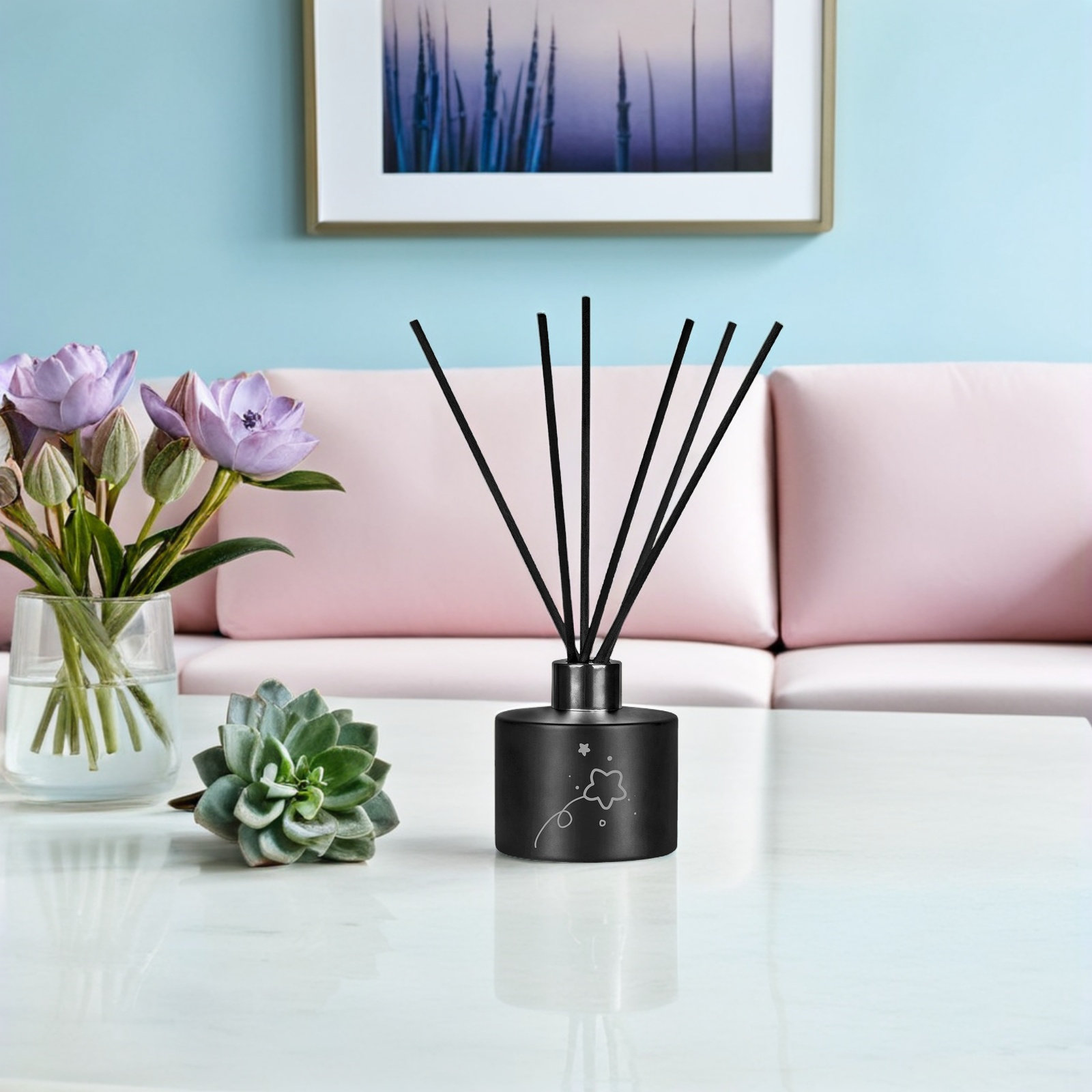 200Pcs Black Fiber Diffuser Re - Reed Diffuser Set ulasan dan harga