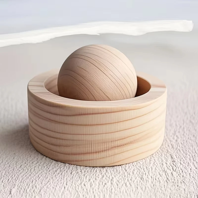 Wooden Ball Essential Oil Diff - Home Fragrance Use ulasan dan harga