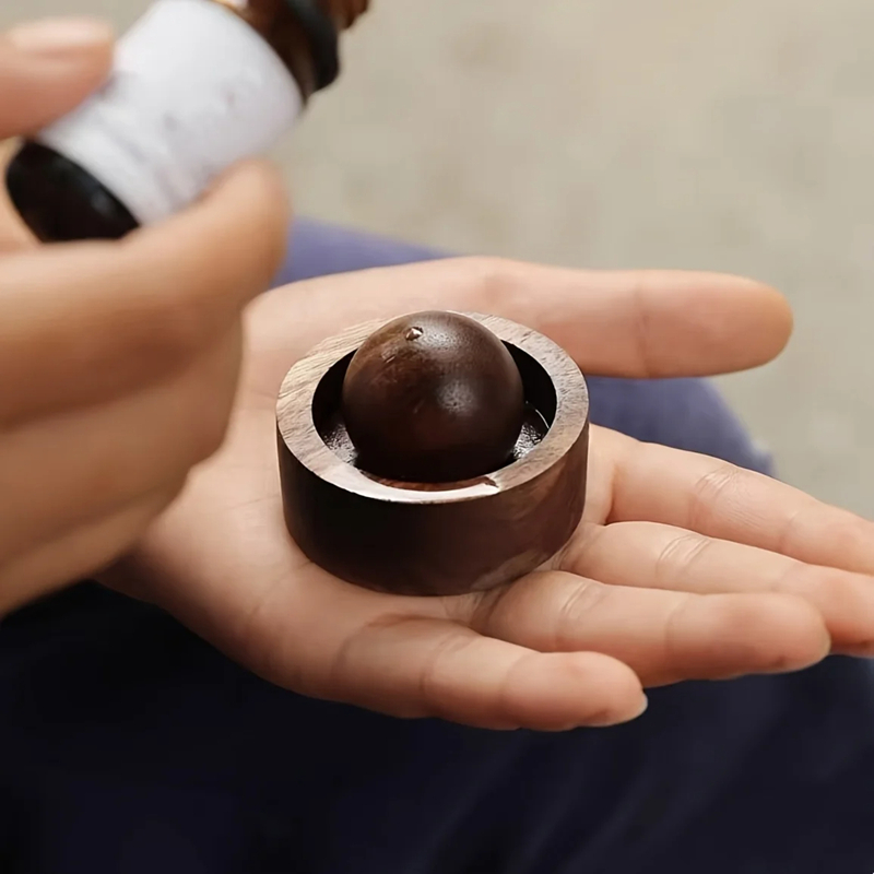 Wooden Ball Essential Oil Diff - Home Fragrance Use ulasan dan harga