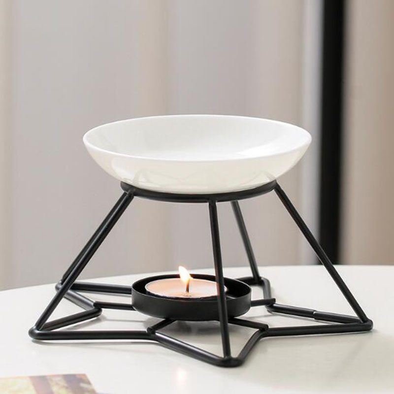 Metal Star Rack Ceramic Bowl A - Home Fragrance Oil Burner ulasan dan harga