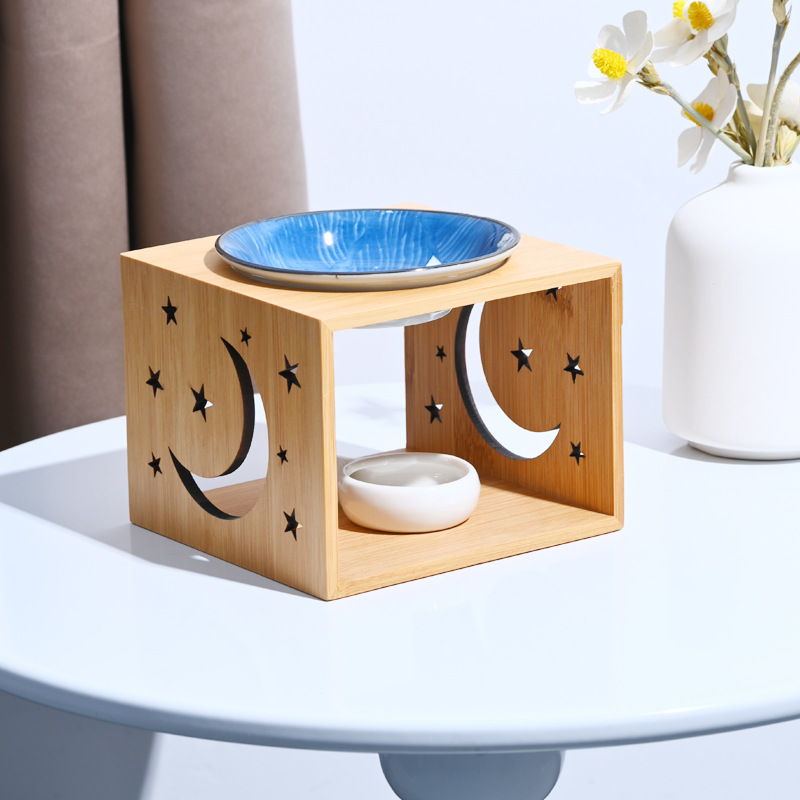 Bamboo Ceramic Essential Oil B - Home Fragrance Oil Burner ulasan dan harga