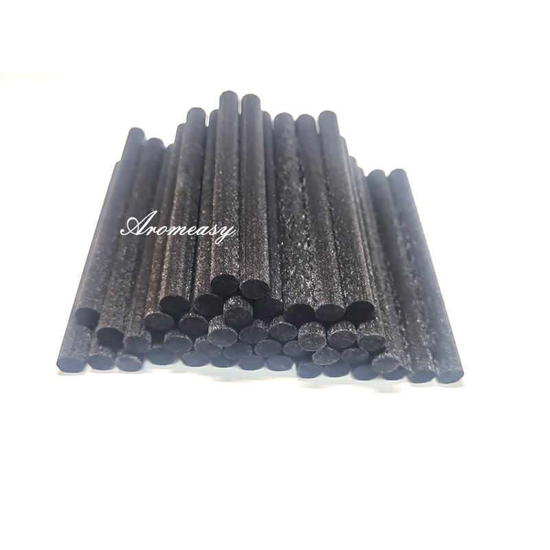 10pcs D10mm Black Fiber Sticks - Reed Diffuser Set ulasan dan harga