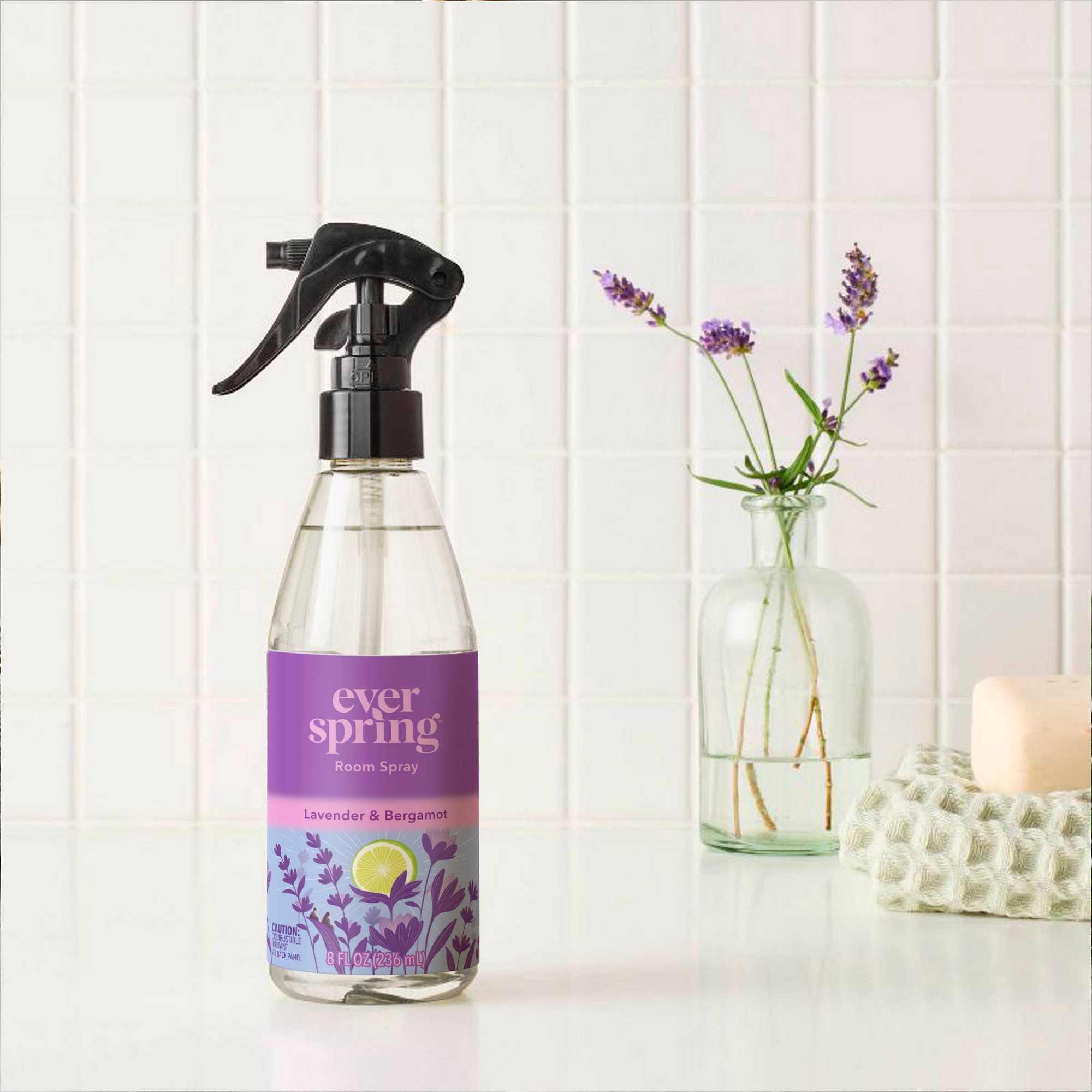 Lavender Bergamot Room Spray W - Home Fragrance Mist ulasan dan harga