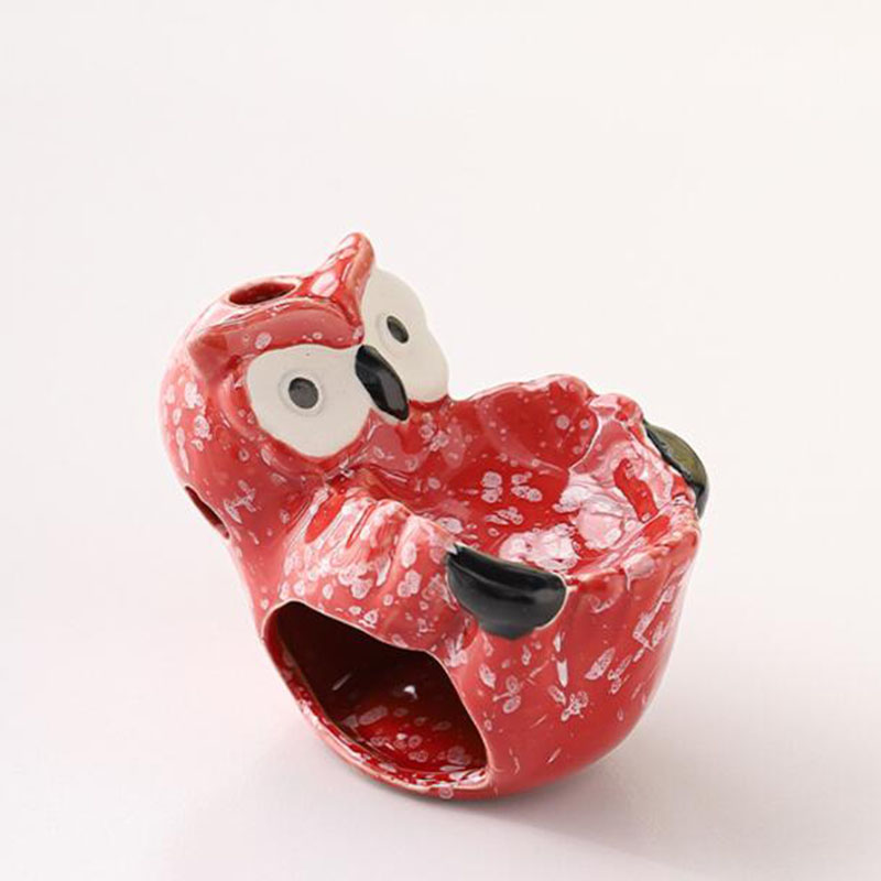 Ceramic Hollow Owl Aromatherap - Home Fragrance Oil Burner ulasan dan harga