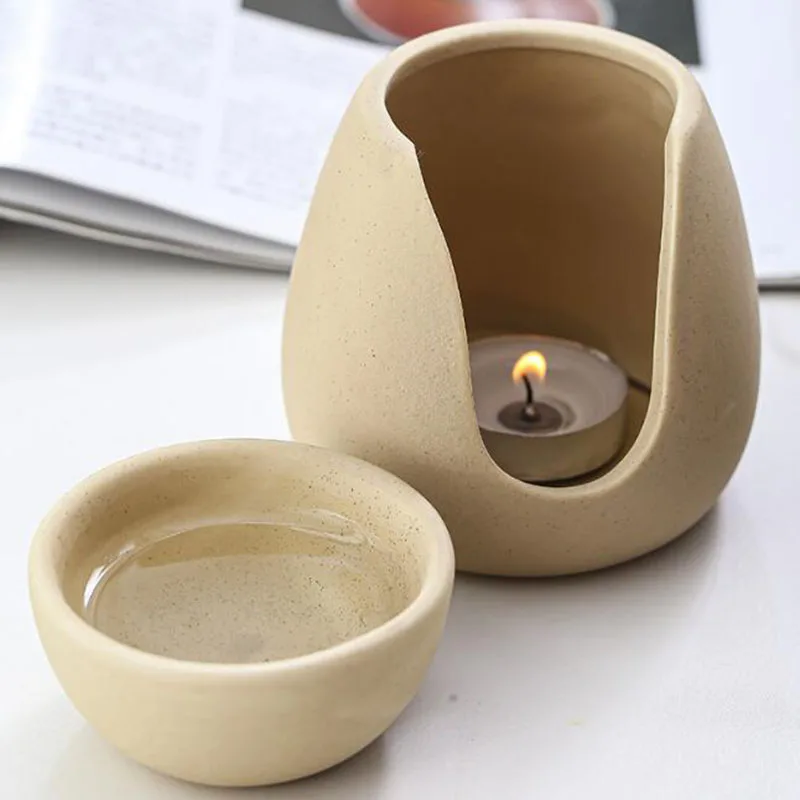 Ceramic Candle Aroma Burner Es - Home Fragrance Oil Burner ulasan dan harga