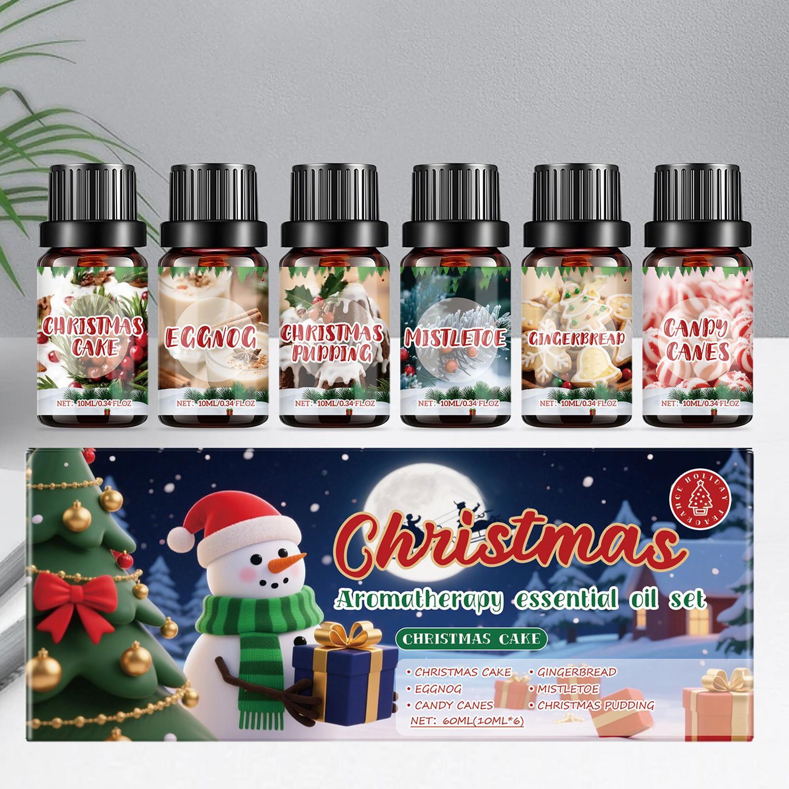 6 Pcs Christmas Fragrance Oils - Xmas Home Fragrance ulasan dan harga