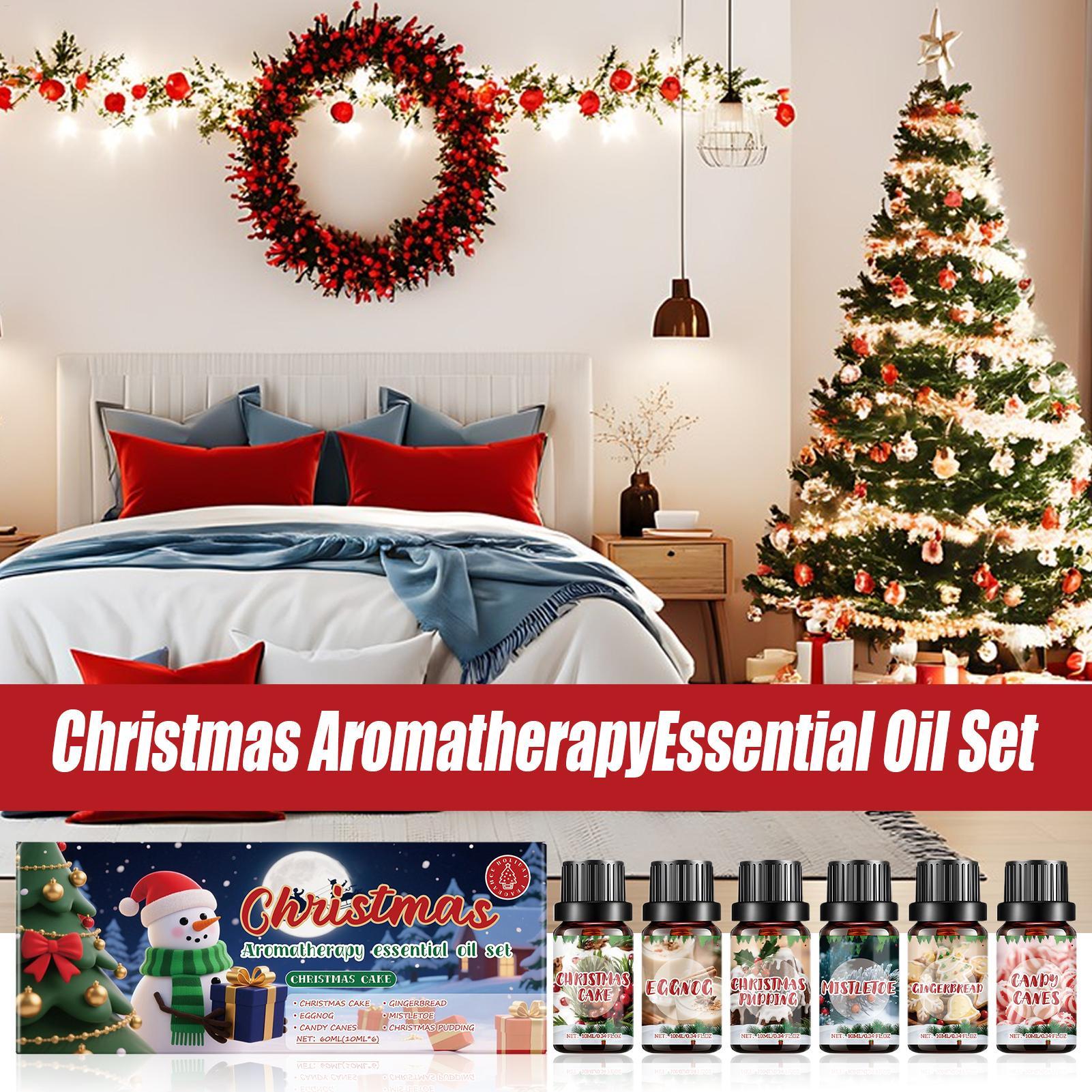 6 Pcs Christmas Fragrance Oils - Xmas Home Fragrance ulasan dan harga