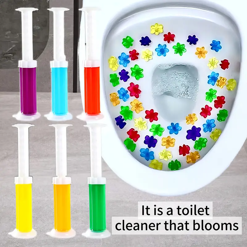 1/20pcs Flower Toilet Cleaner  - Gel Air Freshener ulasan dan harga