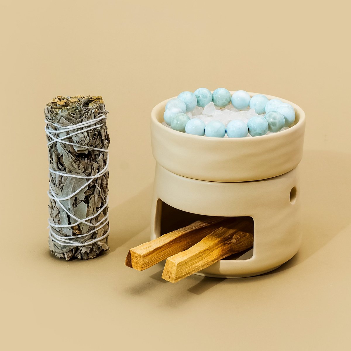 1set Natural Crystal Aroma Sto - Home Fragrance Oil Burner ulasan dan harga