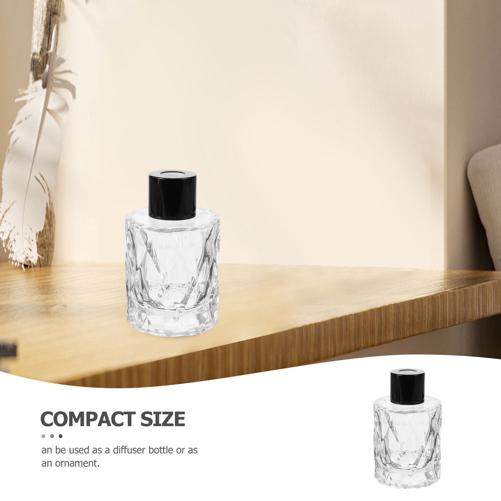4Pcs Glass Diffuser Bottle Exq - Home Fragrance Glade ulasan dan harga
