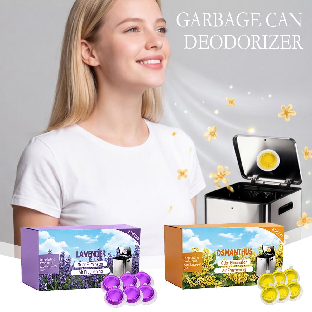 6Packs Trash Can Deodorizer La - Gel Air Freshener ulasan dan harga
