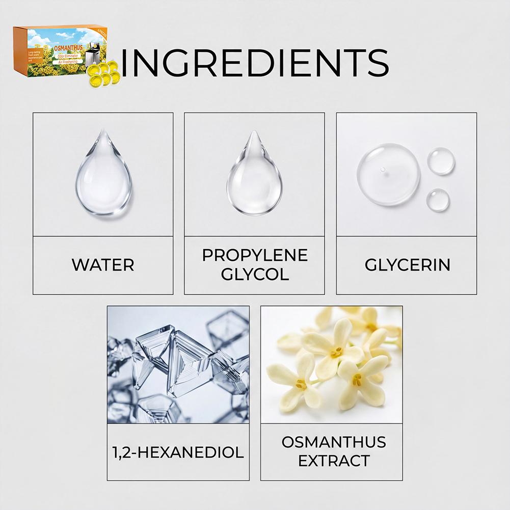 6Packs Trash Can Deodorizer La - Gel Air Freshener ulasan dan harga
