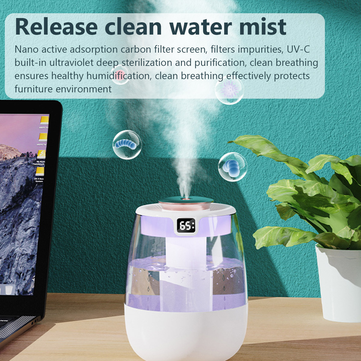 1.3L Air Humidifier Double Spr - Home Fragrance Glade ulasan dan harga